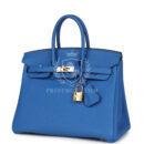 Hermes Birkin 25 Bleu Zellige Togo GHW