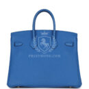 Hermes Birkin 25 Bleu Zellige Togo GHW