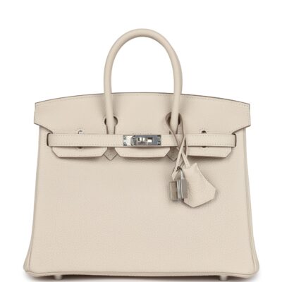 Hermes Birkin 25 Craie Togo PHW