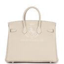 Hermes Birkin 25 Craie Togo PHW
