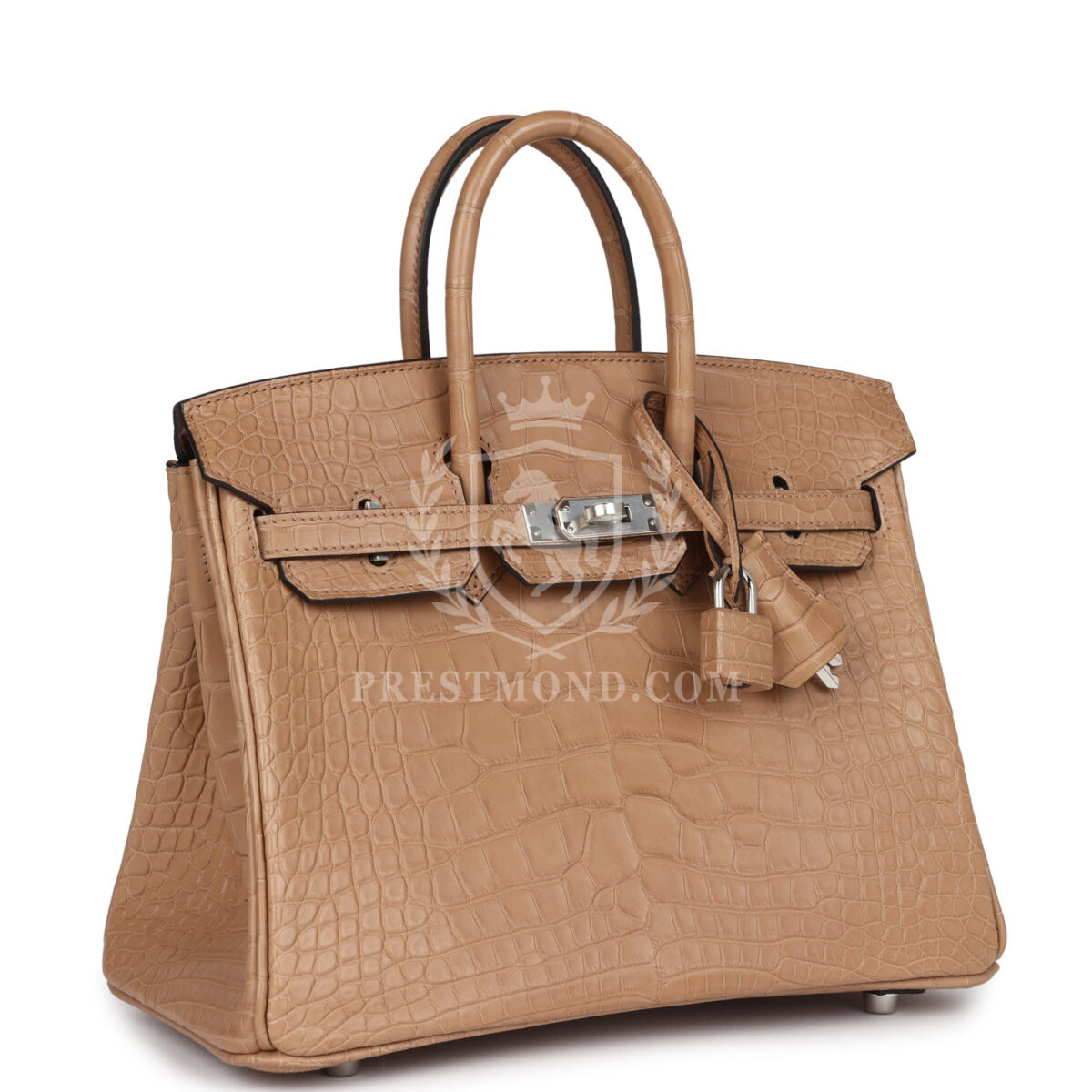 Hermes Birkin 25 Chai Matte Alligator PHW — изображение 2