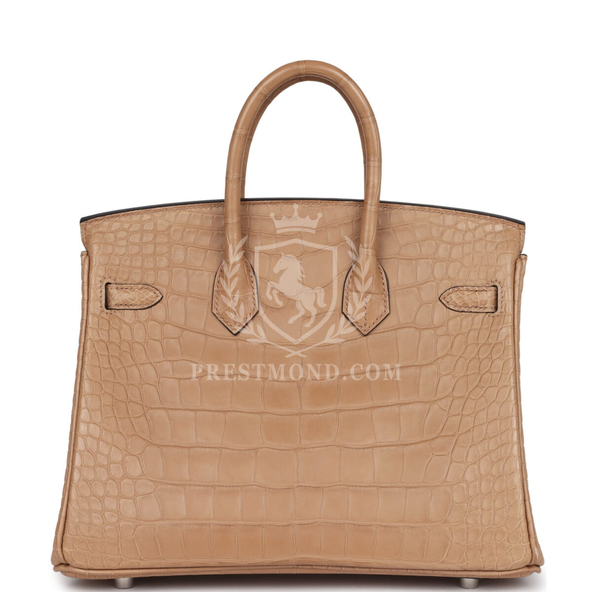 Hermes Birkin 25 Chai Matte Alligator PHW — изображение 4
