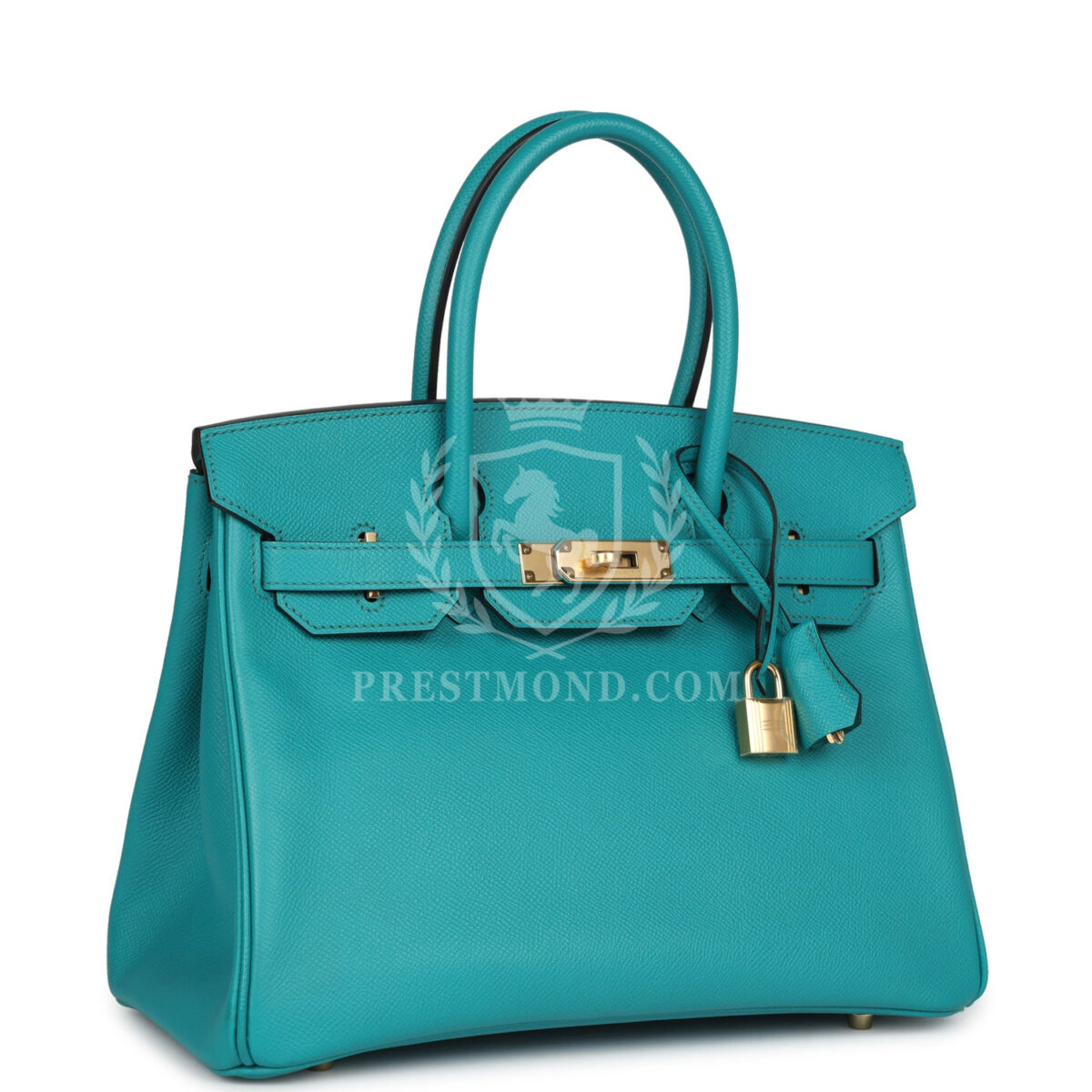 Hermes Birkin 30 Bleu Paon Epsom GHW — изображение 2