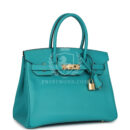 Hermes Birkin 30 Bleu Paon Epsom GHW