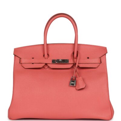 Hermes Birkin 35 Flamingo Epsom PHW