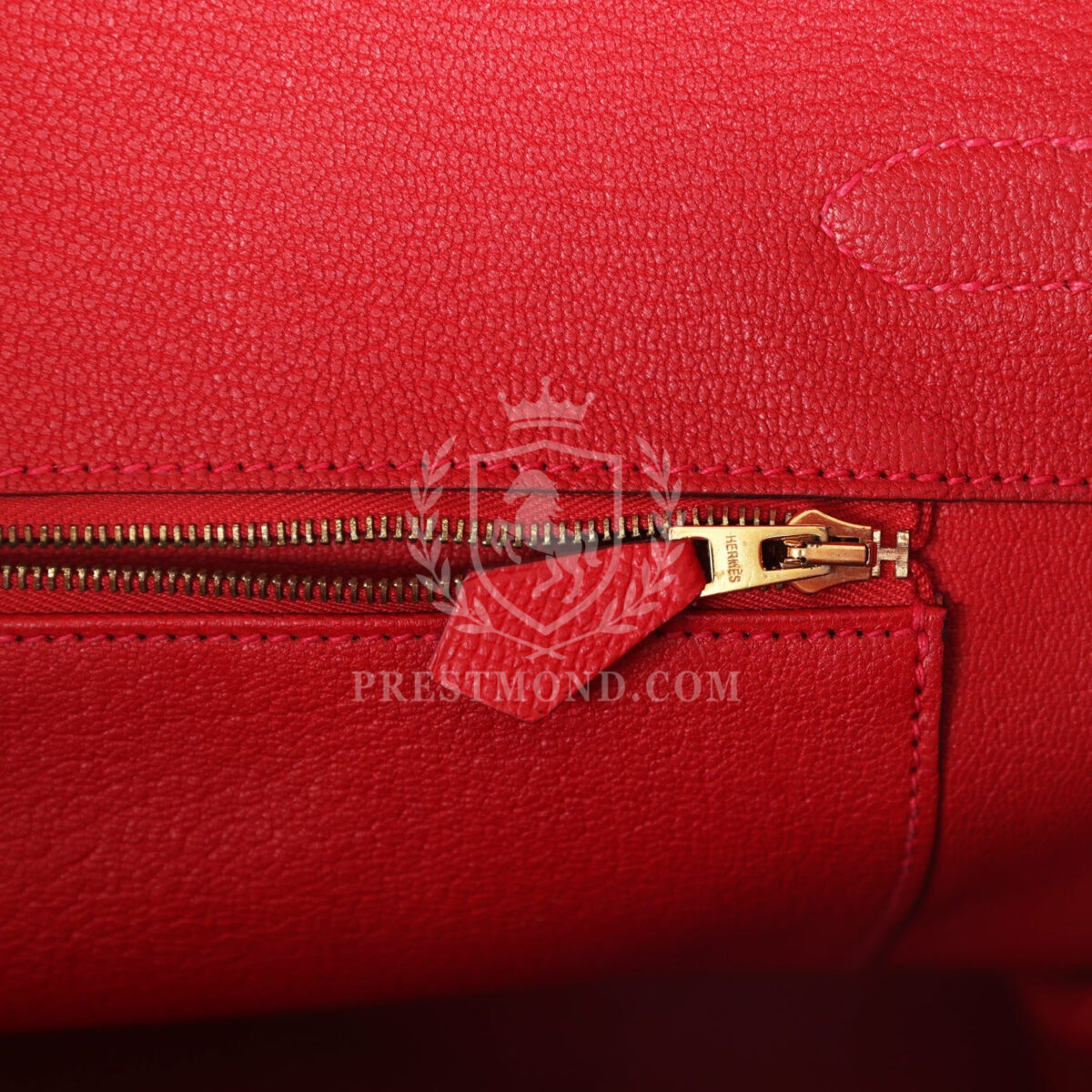 Hermes Birkin 35 Rouge Casaque Epsom GHW — изображение 9
