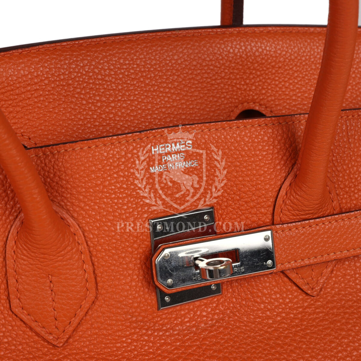 Hermes Birkin 35 Orange Togo PHW — изображение 7