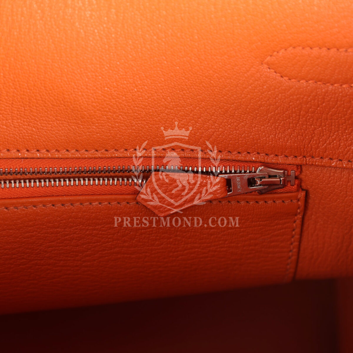 Hermes Birkin 35 Orange Togo PHW — изображение 9