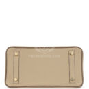 Hermes Special Order (HSS) Birkin 25 Etoupe and Trench Togo Brushed GHW