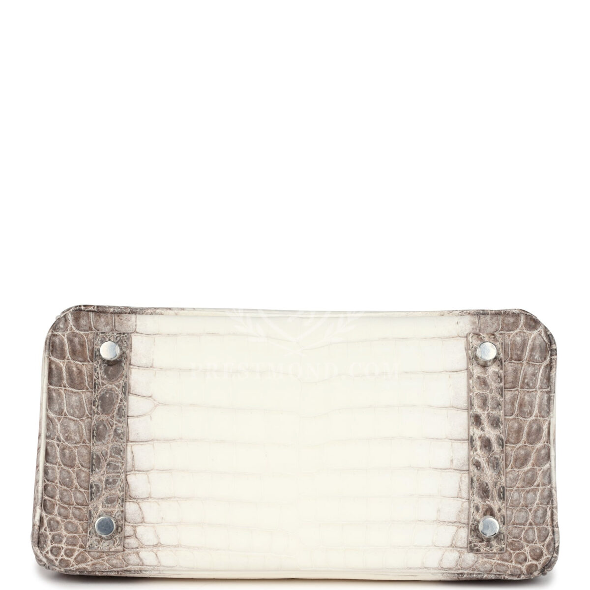Hermes Birkin 25 Himalaya Niloticus Crocodile Diamond Encrusted PHW — изображение 6