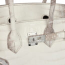 Hermes Birkin 25 Himalaya Niloticus Crocodile Diamond Encrusted PHW