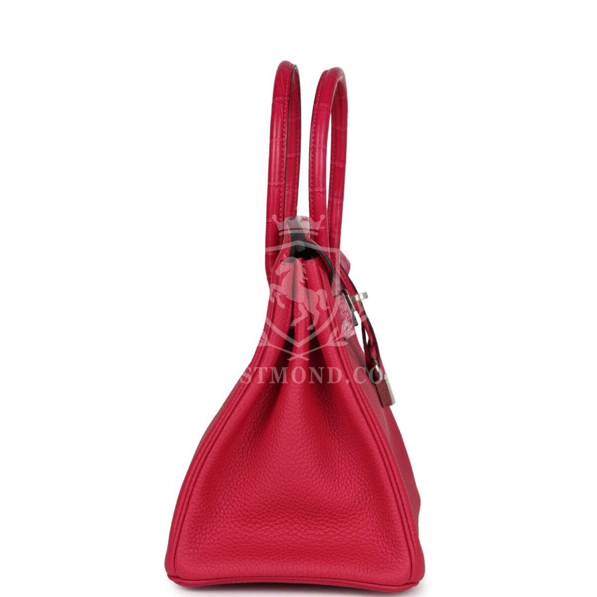 Hermes Birkin 30 Framboise Matte Alligator Togo Touch PHW — изображение 3