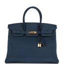 Hermes Birkin 35 Bleu De Prusse Togo GHW
