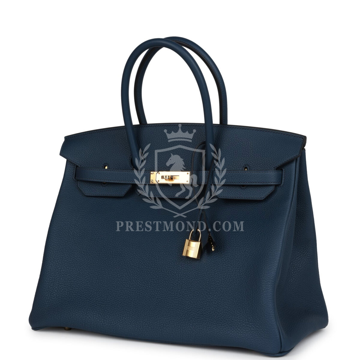 Hermes Birkin 35 Bleu De Prusse Togo GHW — изображение 5