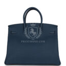 Hermes Birkin 35 Bleu De Prusse Togo GHW