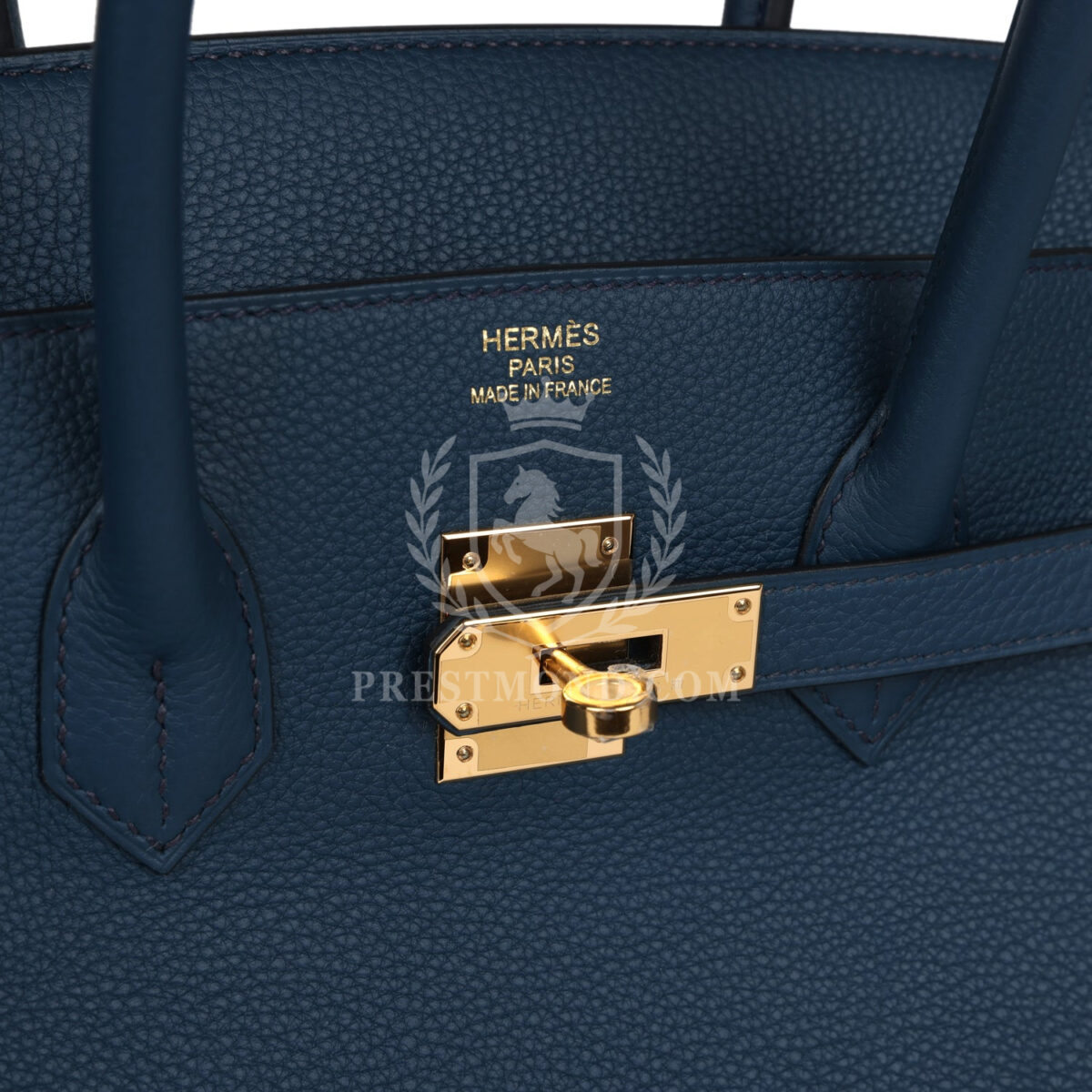 Hermes Birkin 35 Bleu De Prusse Togo GHW — изображение 6