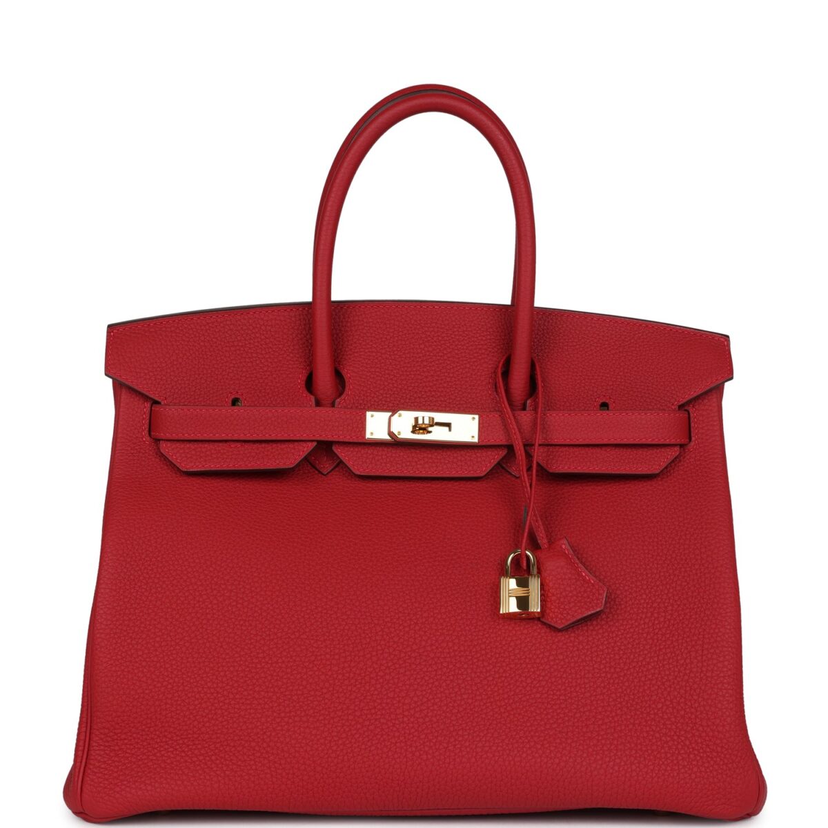 Hermes Birkin 35 Rouge Casaque Togo GHW