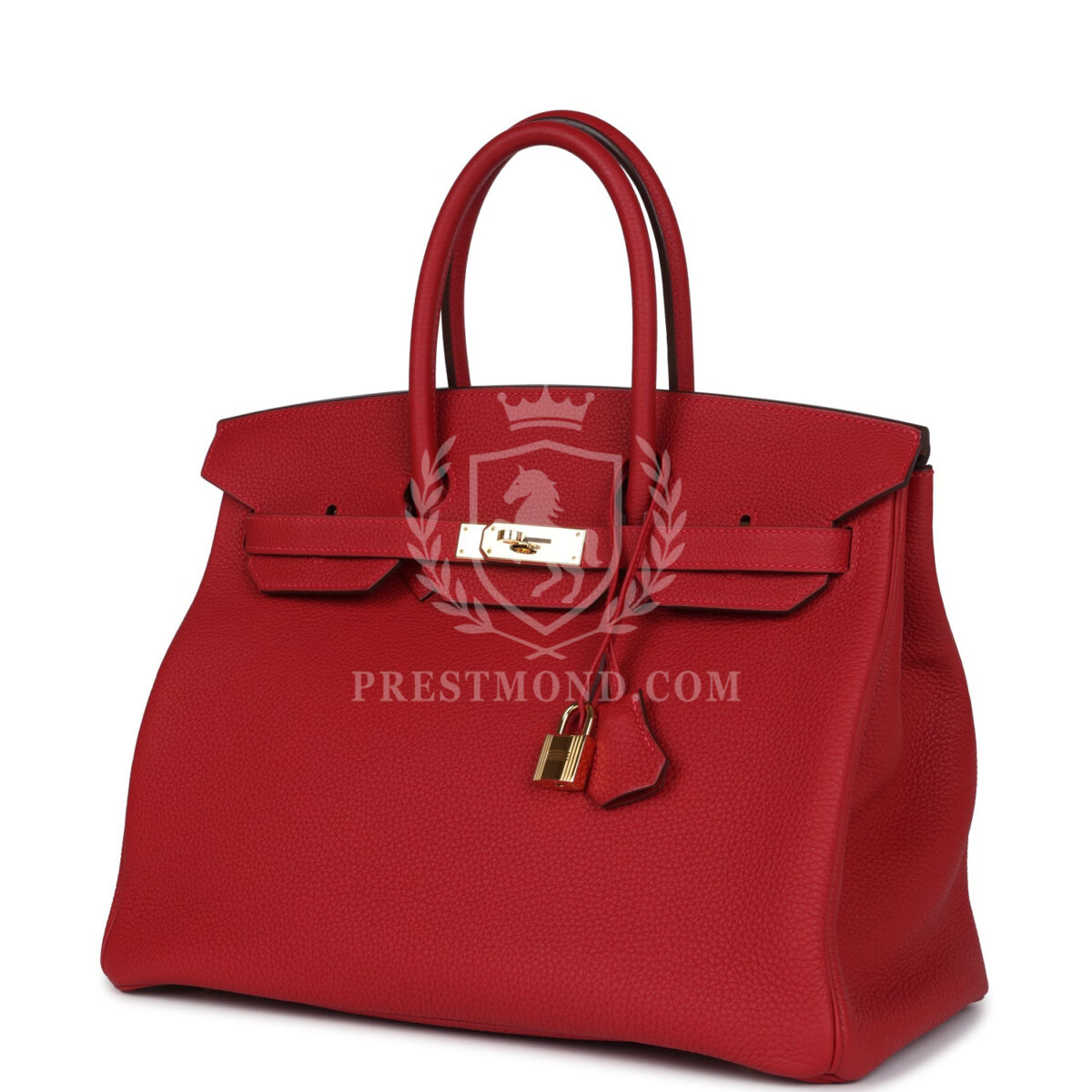 Hermes Birkin 35 Rouge Casaque Togo GHW — изображение 5