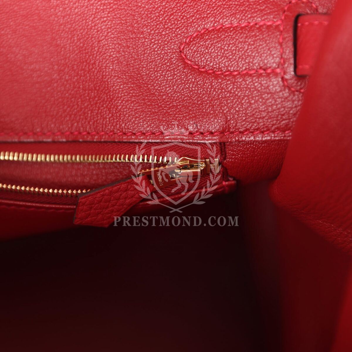 Hermes Birkin 35 Rouge Casaque Togo GHW — изображение 9