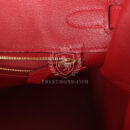 Hermes Birkin 35 Rouge Casaque Togo GHW