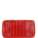 Hermes Birkin 30 Geranium Shiny Niloticus Crocodile PHW