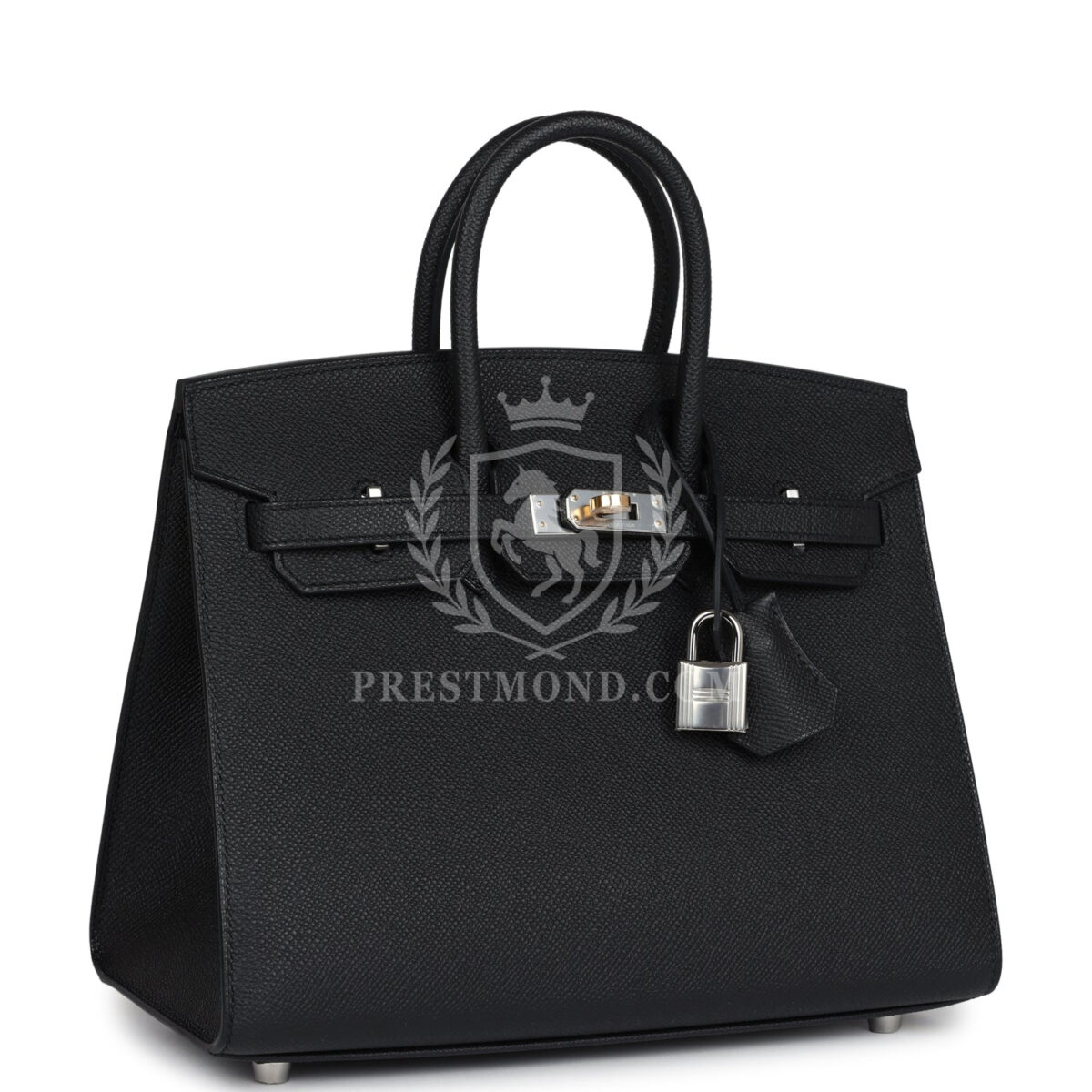 Hermes Birkin Sellier 25 Black Epsom EHW — изображение 2