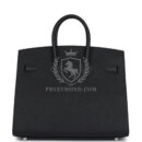 Hermes Birkin Sellier 25 Black Epsom EHW