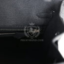 Hermes Birkin Sellier 25 Black Epsom EHW