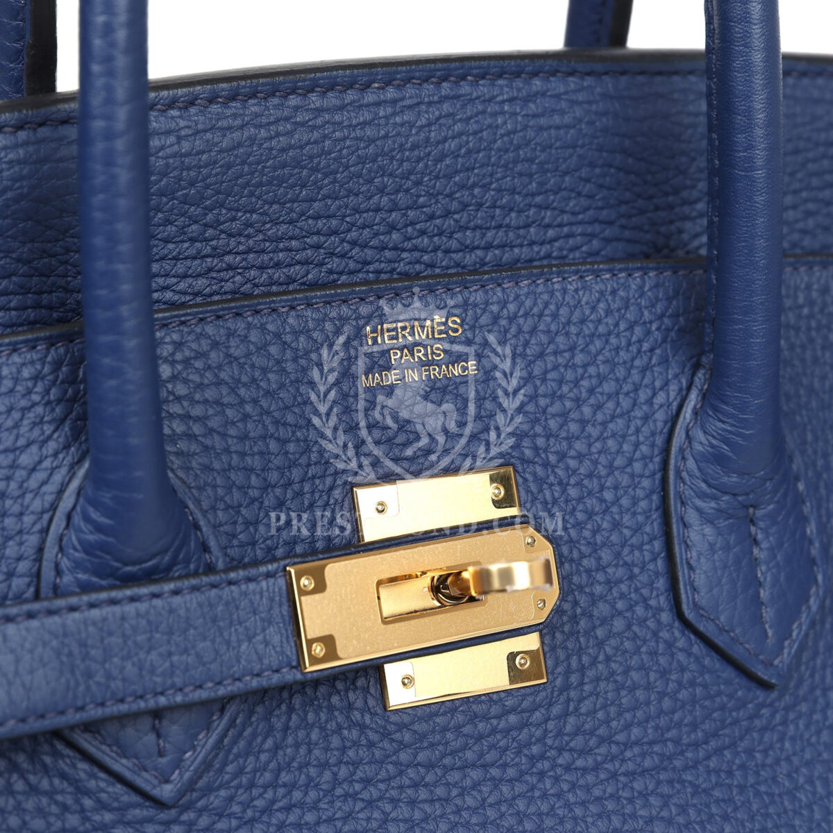 Hermes Birkin 35 Bleu Saphir Clemence GHW — изображение 7