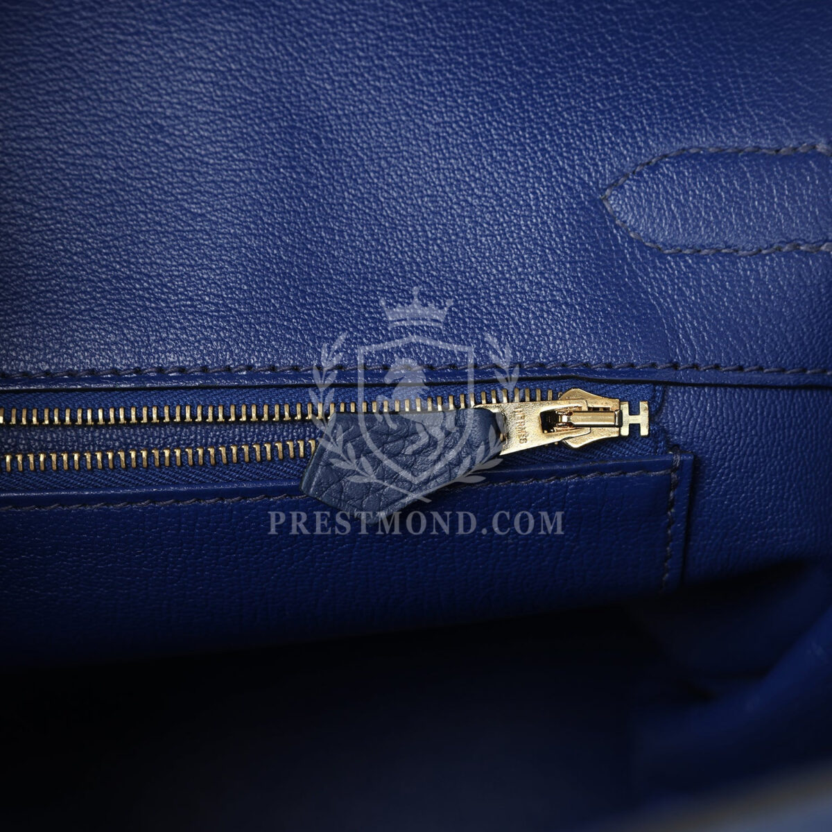Hermes Birkin 35 Bleu Saphir Clemence GHW — изображение 8