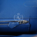 Hermes Birkin 35 Bleu Mykonos Shiny Porosus Crocodile PHW