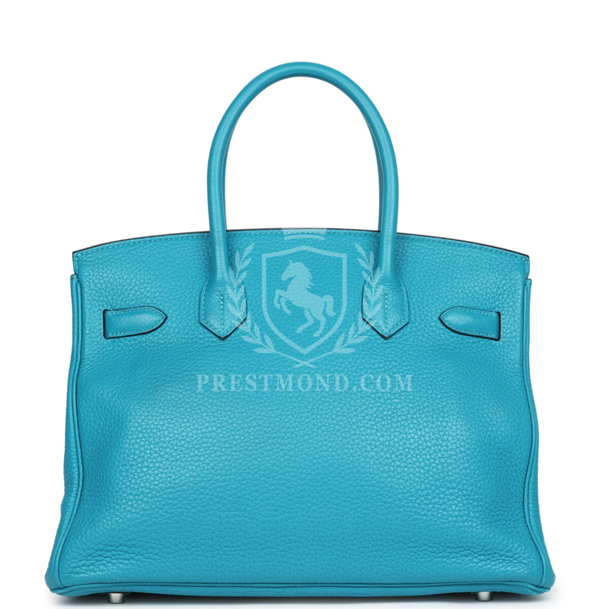 Hermes Birkin 30 Turquoise Clemence PHW — изображение 4