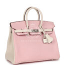 Hermes Special Order (HSS) Birkin 25 Rose Sakura and Nata Swift Brushed GHW