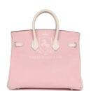 Hermes Special Order (HSS) Birkin 25 Rose Sakura and Nata Swift Brushed GHW