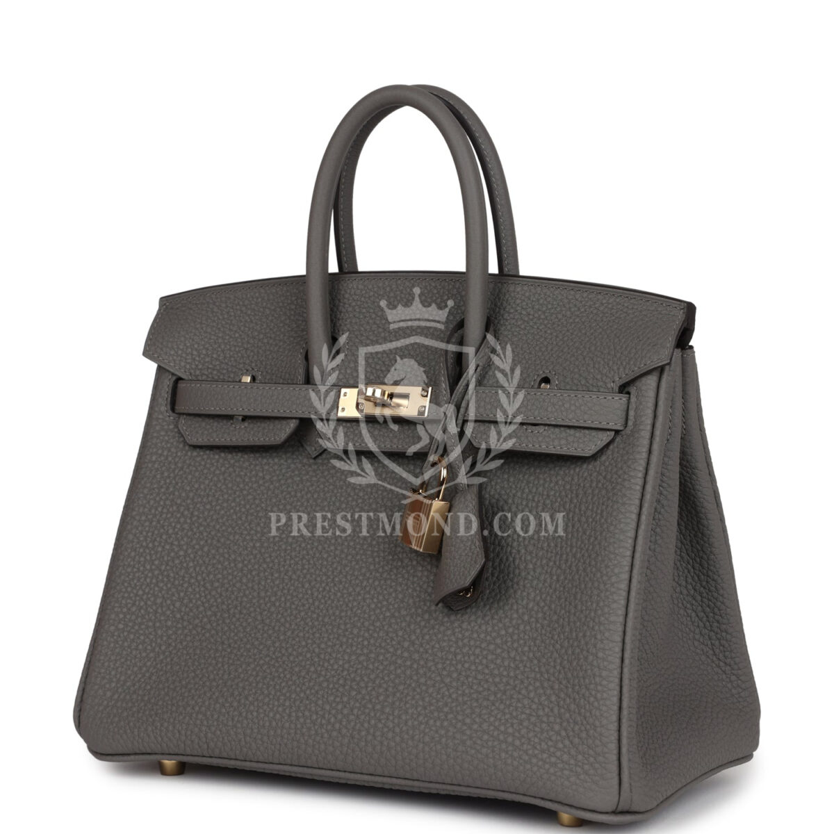 Hermes Birkin 25 Gris Meyer Togo PBHW — изображение 5