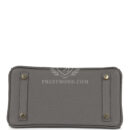 Hermes Birkin 25 Gris Meyer Togo PBHW