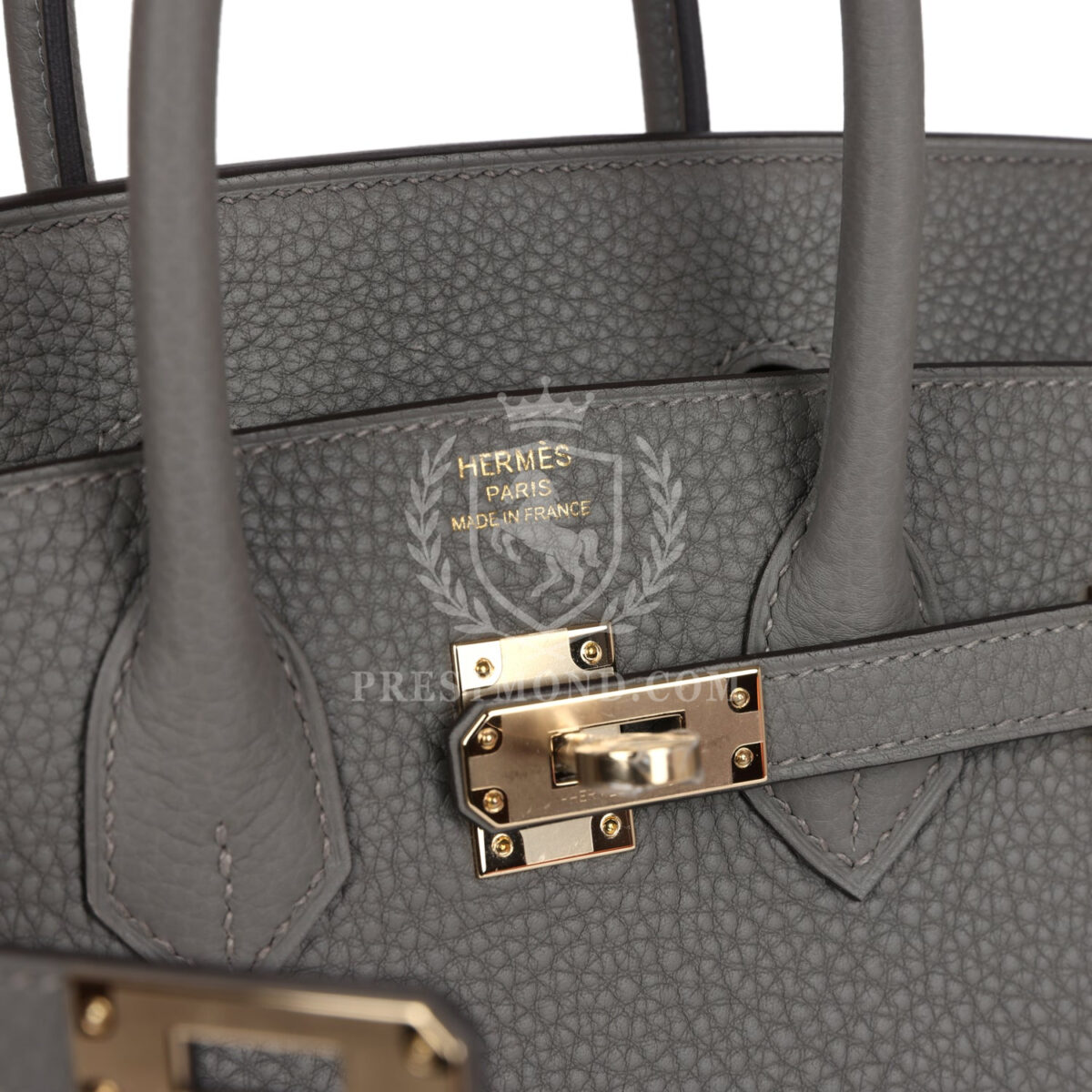 Hermes Birkin 25 Gris Meyer Togo PBHW — изображение 7