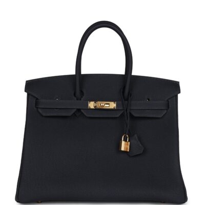 Hermes Birkin 35 Caban Togo GHW