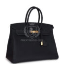 Hermes Birkin 35 Caban Togo GHW