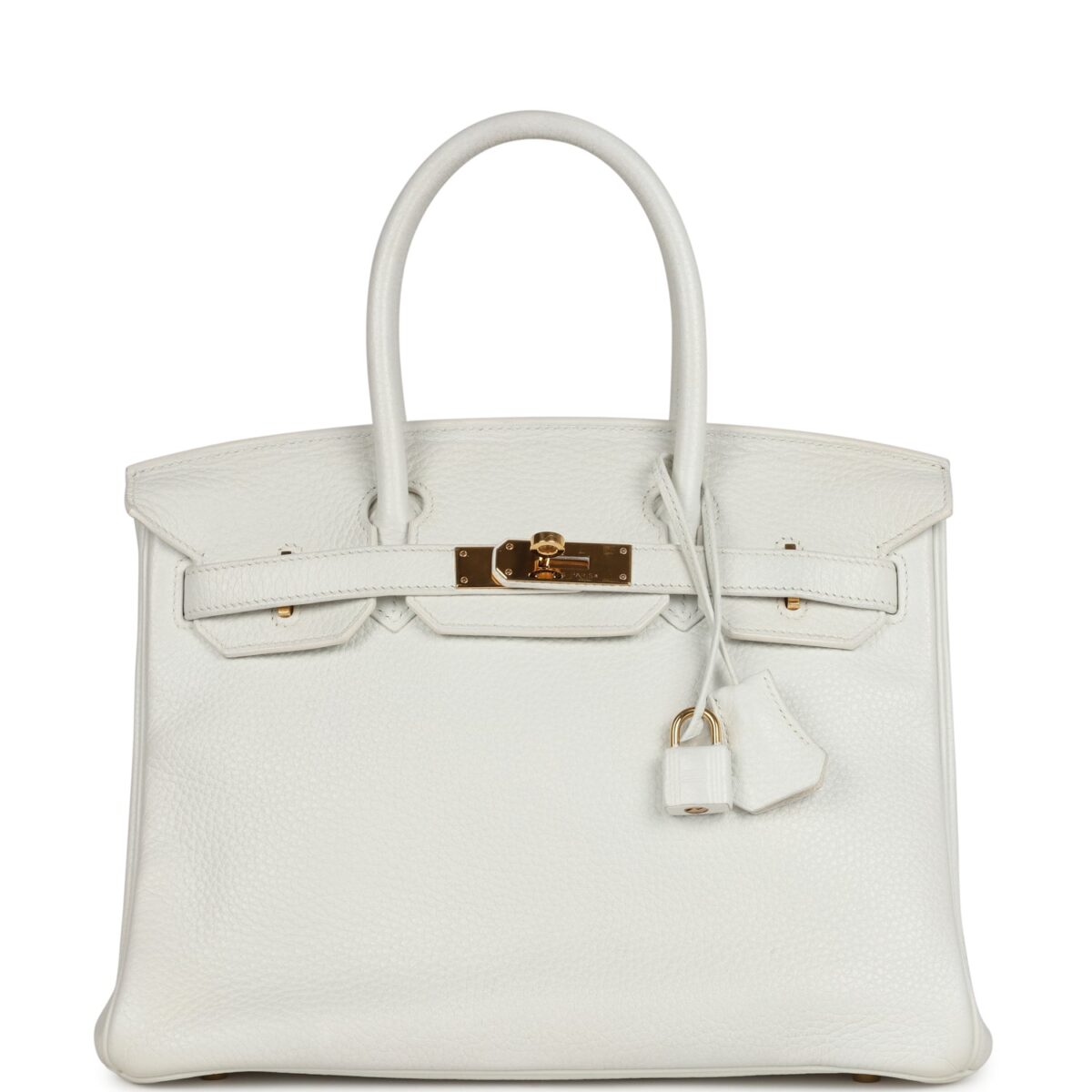Hermes Birkin 30 White Clemence GHW