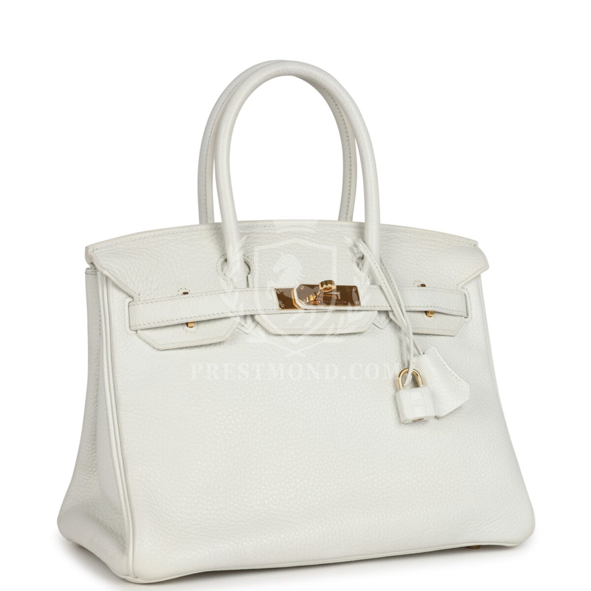 Hermes Birkin 30 White Clemence GHW — изображение 2