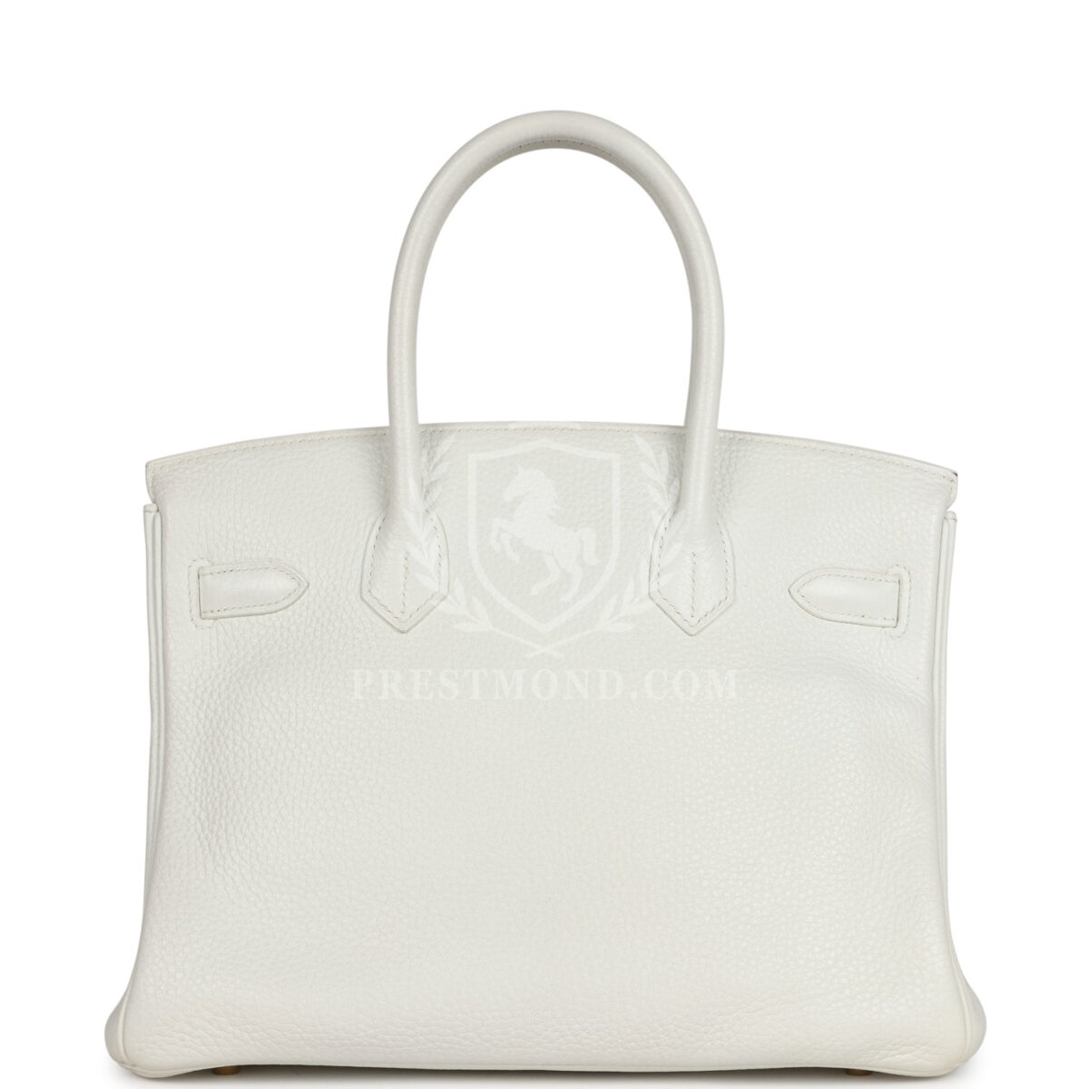 Hermes Birkin 30 White Clemence GHW — изображение 4