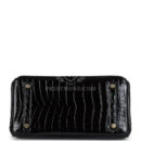 Hermes Birkin 25 Black Shiny Niloticus Crocodile GHW