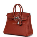 Hermes Birkin 25 Cuirve Verso Taurillon Novillo PHW