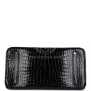 Hermes Birkin 35 Black Shiny Porosus Crocodile 18K White GHW Diamond Hardware