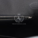 Hermes Birkin 35 Black Shiny Porosus Crocodile 18K White GHW Diamond Hardware