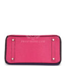 Hermes Special Order (HSS) Birkin 30 Tri-color Raisin, Ultraviolet and Rose Shocking Chevre PHW