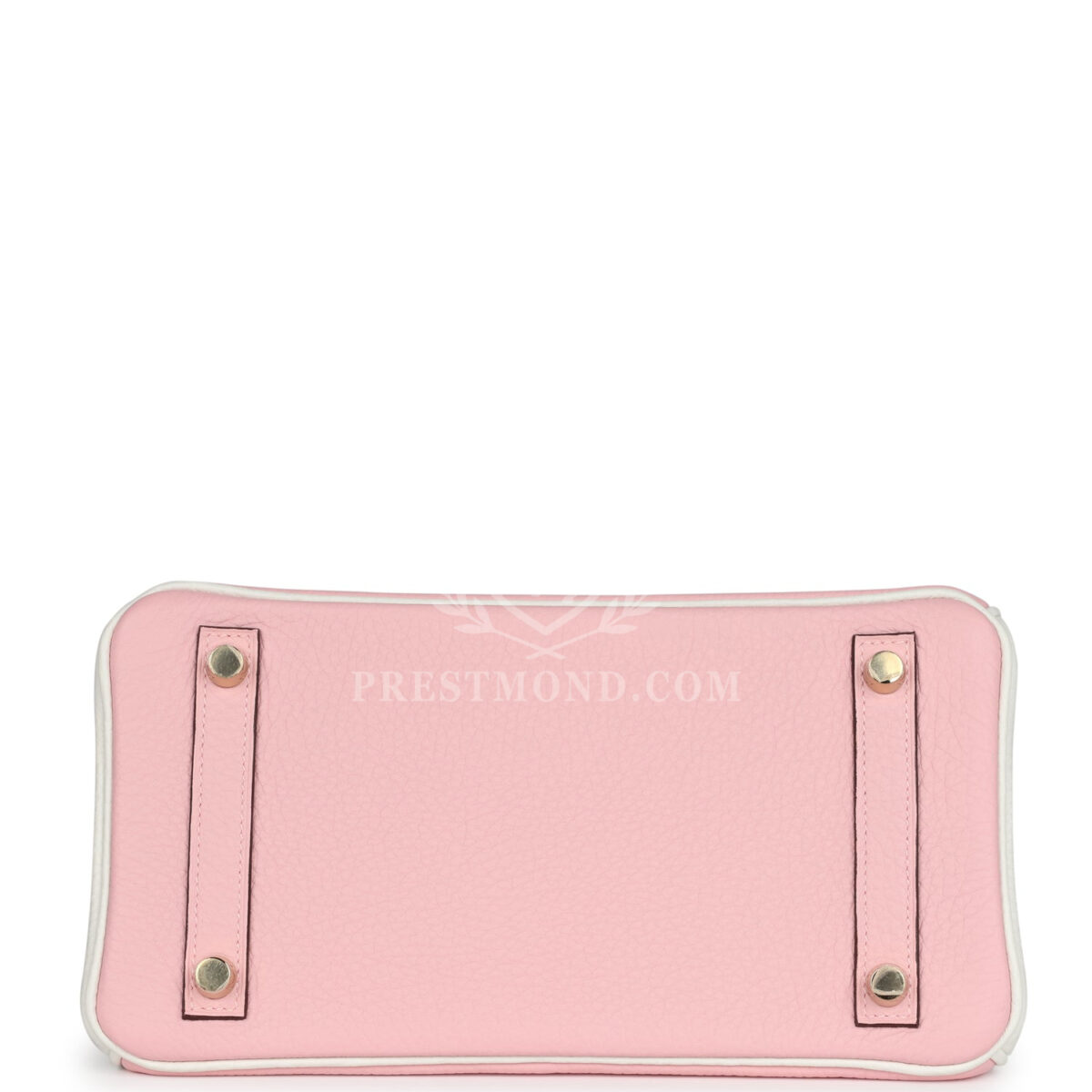 Hermes Special Order (HSS) Birkin 25 Rose Sakura and White Clemence Brushed GHW — изображение 6
