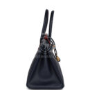 Hermes Birkin 30 Bleu Indigo and Rouge H Contour Epsom GHW