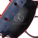 Hermes Birkin 30 Bleu Indigo and Rouge H Contour Epsom GHW